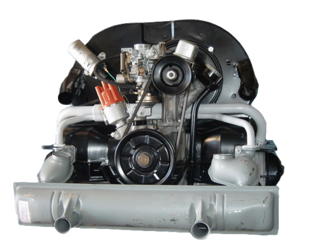 Air cooled Volkswagen type 1 engine.
